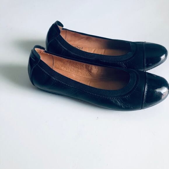 Josef Seibel Women's 37 Patent Toe Black Leather Comfort Flat SZ 6-6.5 - Picture 10 of 10